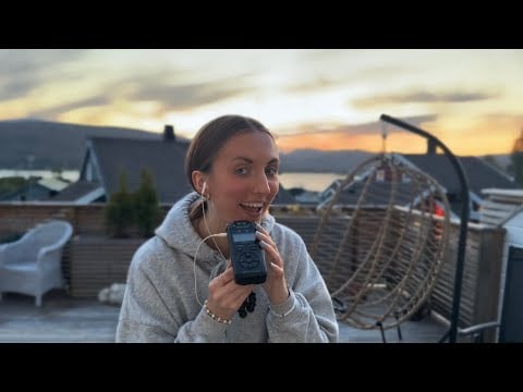 ASMR Intense Tascam Mouth Sounds In The Sunset
