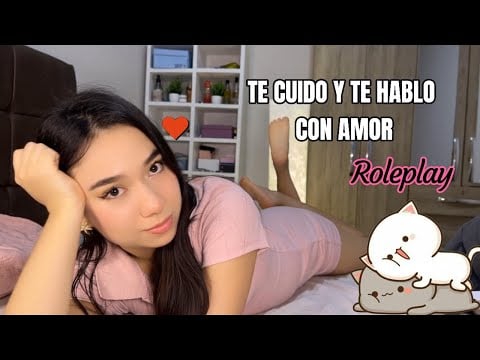 Llegas mareado a casa y tu novia te cuida y te habla bonito 🥺💞 | ASMR Roleplay Novia