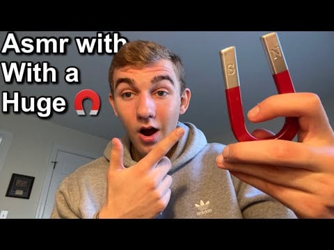 Asmr with a huge magnet hand sounds and tapping lofi asmr ￼