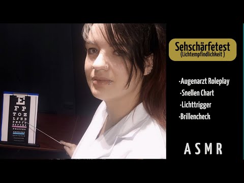 ASMR Optiker Augenuntersuchung 👀 | Lichttrigger, Snellen Chart & Brillencheck Augenarzt Roleplay