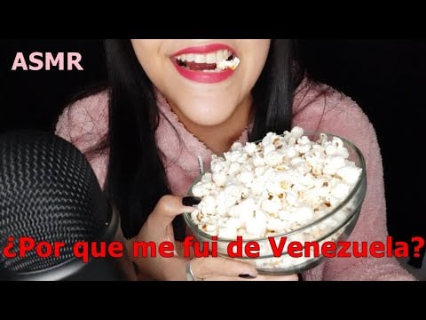 ASMR COMIENDO COTUFAS Y CONTANDOTE POR QUE ME FUI DE VENEZUELA | ASMR EN ESPAÑOL