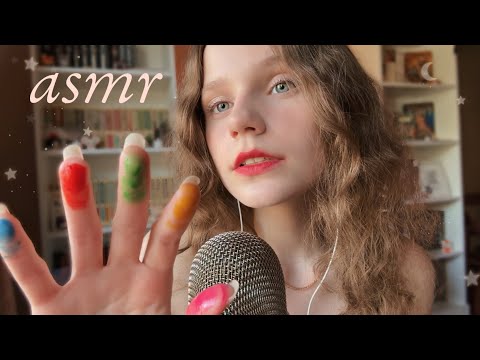 асмр рисование СЛЮНКОЙ для срочных МУРАШЕК 💦 💤 asmr spit painting