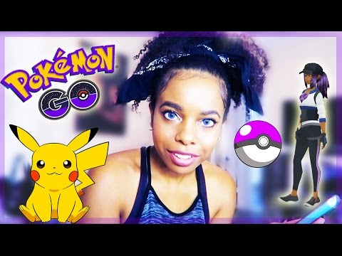 Playing POKEMON GO for The First Time! ♥