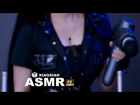 -筋膜-枪-震动的声音·非常舒服😍Relax  Treatment of insomnia スリープ 자다 자다  8K 60FPS | 晓晓小UP ASMR