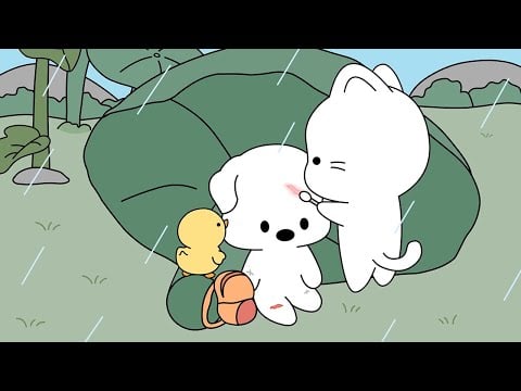 treating cat's childhood friend | ASMR animation