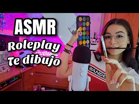 ASMR ROLEPLAY TE DIBUJO!✍🏼| ASMR en español para dormir profundo | Pandasmr