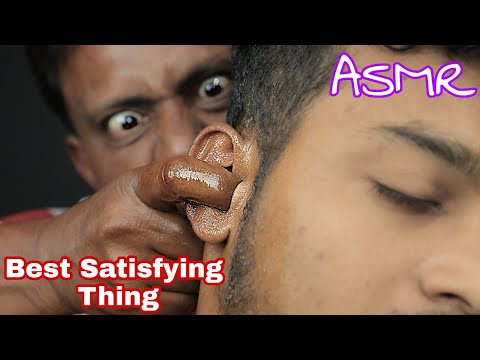 Ops That Satisfying Ear Finger Is Incredible | Head Massage And Ear Massage With Neck Cracking ASMR