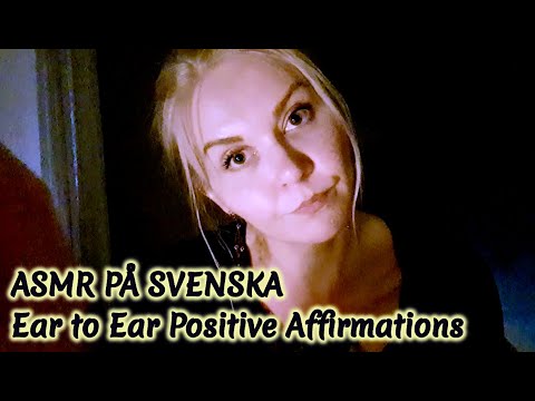 ASMR på SVENSKA🇸🇪 Repeterar positiva affirmationer ~ eng sub