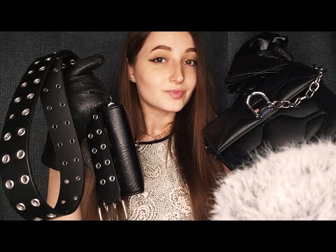 ASMR Leather Gloves Tingles & Triggers | No Talking