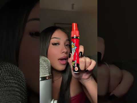 SUPER SOUR SPRAY CANDY 😝 #asmr