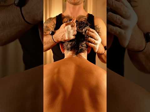 This soapy head massage sounds unreal.