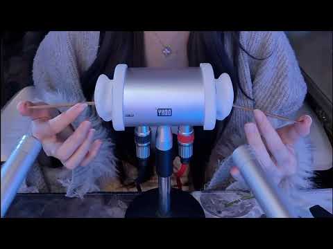 Heavenly Tingly ASMR: Goose Feather, Aloe Gel & Effervescent Fizz for Deep Sleep / 5HR (No Talking)