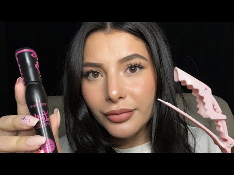 ASMR Hair Clipping & Blink Blink Blink (Apply Mascara)