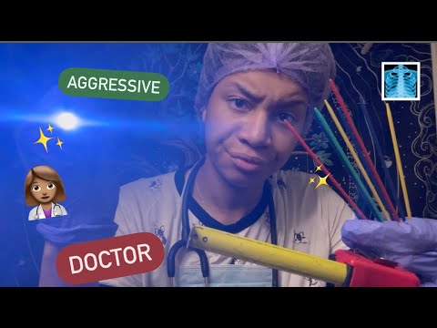 ASMR - Fast & Aggressive Doctor (Taneisha)