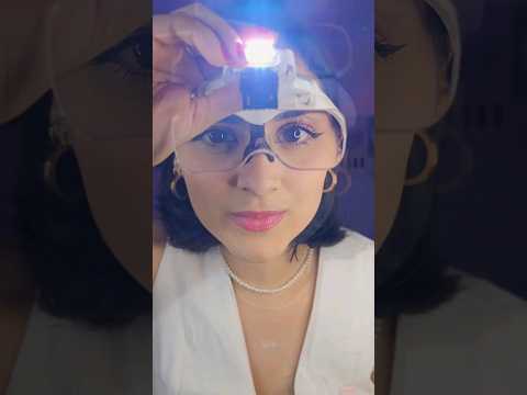 ASMR  MEDICAL EXAME DE VISTA 👀 #asmr #asmrmedicalexam #roleplay