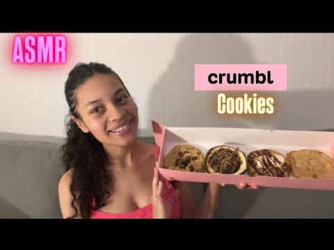 ASMR ~ Crumble Cookies Mukbang (Probando por Primer vez) Mouth Sounds