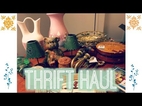 ASMR| Tingly Thrift Haul ~Home Decor~ Boho Chic