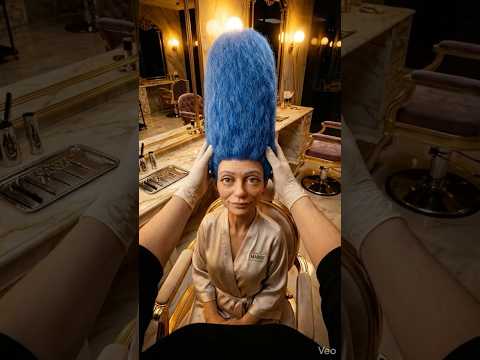 POV :Change look Marge Simpson ASMR... #asmr #satisfying