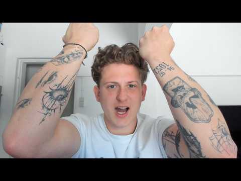 ASMR Full body tattoo tour