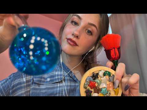 Doing Your Makeup with Random Objects 💄 ASMR Roleplay for Sleep | Soft Spoken, Visual Triggers