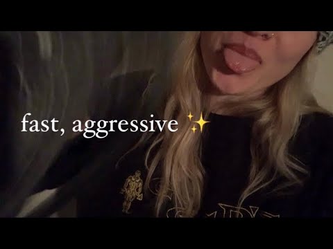 Fast & Aggressive ASMR Whispered Random Lofi, Tapping, Scratching, Visual Triggers