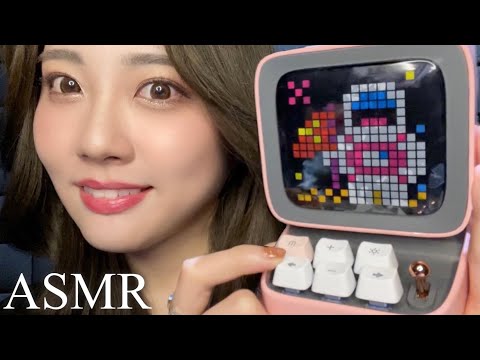 ASMR/囁き カチカチ⌨️ミニPCで遊ぶ音｜DIVOOM/DITOO