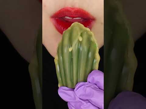Satisfying wax candy honey jelly ASMR