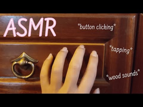 ASMR 6 minutes of lofi tapping around the house (no talking)