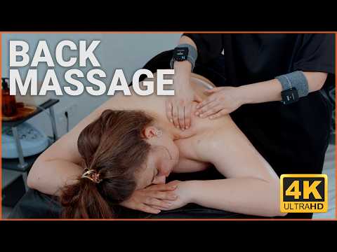 Tension-Relieving Back Therapy by Rina | Real ASMR Massage 