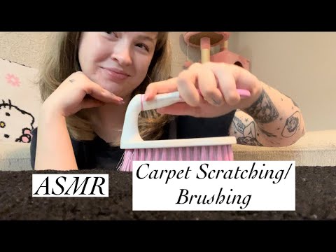 ASMR 💕 Carpet Scratching & Brushing (lofi)