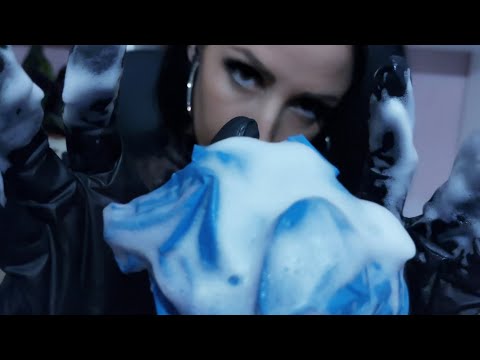 [Magyar ASMR] Hab a mikrofonon & gumikesztyű 💦💭