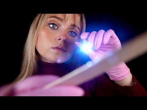 ASMR | Dermatologist inspects your face + spot treatment