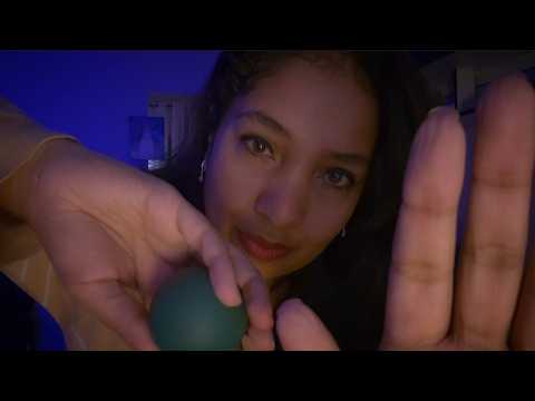 ASMR Salão de beleza: Spa capilar Nutrição profunda + Tratamento para fascite plantar com gelo, bola