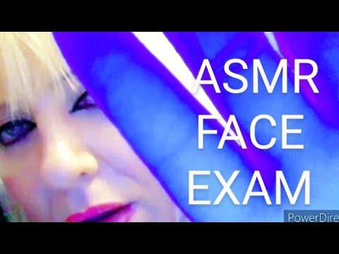 Asmr INAUDIBLE Face EXAM~Close Up~LIGHT