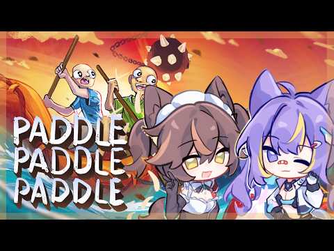 【PADDLE PADDLE PADDLE】ARE WE PADDLIN' EXPERTS?! (ᵕ—ᴗ—)🐾💜W/  @LumiVentura