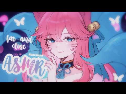 АСМР 🌺близко или далеко?🌺 все вместе!🍨 asmr russian whisper, far to close