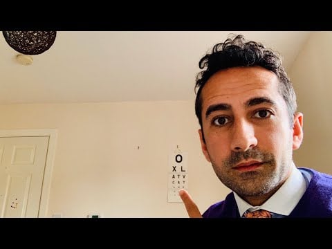 ASMR Home Eye Exam (Role Play)