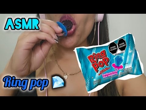 ASMR RING POP AZUL| Relajate y DUERME 