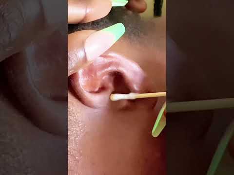 Asmr deep ear cleaning with tools #asmr