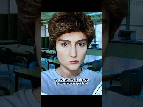 pov: edward cullen is your partner in biology #asmr #twilight