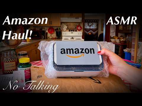 ASMR~Amazon Haul! (No Talking Version) Spending Splurge on Fun Stuff! Amazing Paper Crinkles!