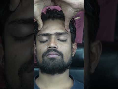 Marma Point Forehead Therapy & Intricate Ear Tapping ASMR | Relaxing Head Massage ASMR #shorts