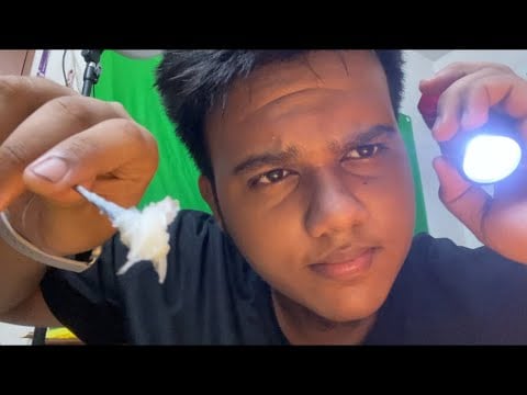 ASMR Ear Checkup and Ear cleaning for sleep and relaxation