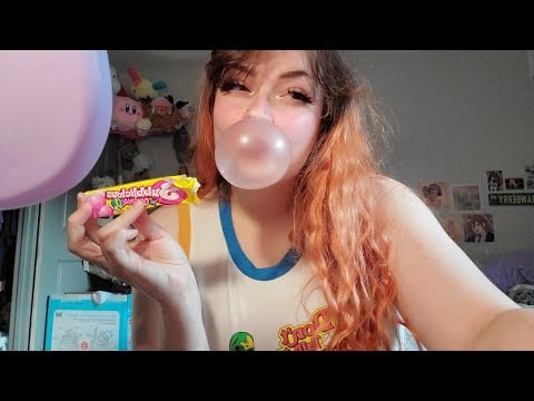 ASMR Bubblicious Bubblegum Bubbles 