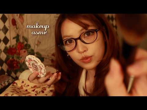 ASMR RP 📚💄 Nice Girl in Class Gives You a Makeover (personal attention, makeup sounds, whispers)