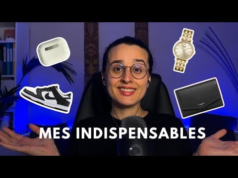 ASMR | MES 10 OBJETS INDISPENSABLES ❓( qui me caractérisent ) Chuchotements intenses 