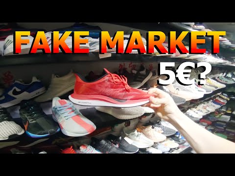 FAKE MARKET in Cina a Shanghai (IMITAZIONI Abbigliamento, scarpe e accessori)