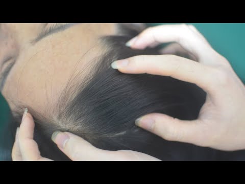 ASMR Intense Head Scratching, Relaxing Hair Parting & Combing For Anxiety Relief