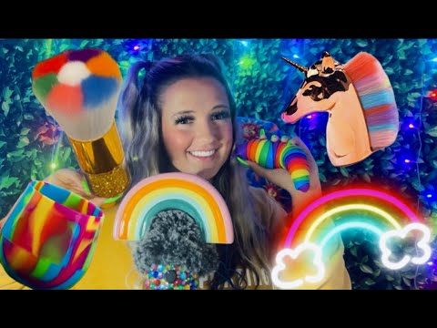 RAINBOW ASMR TRIGGERS!! 🌈🌈