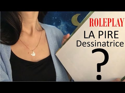 ASMR ROLEPLAY dessinatrice très spéciale